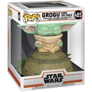 Funko Pop! 485 The Mandalorian - Grogu Using the Force Vinyl Bobblehead SEALED